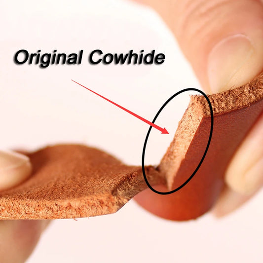 MEDYLA™ Genuine Cowhide Leather Belt for Men – Vintage Alloy Buckle Casual Strap