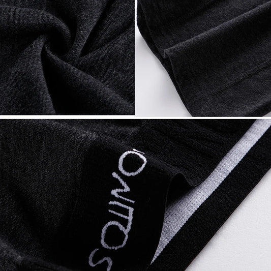 4-Pack Men’s Long Cotton Boxers – Plus Size, Comfortable Underwear with Long Leg